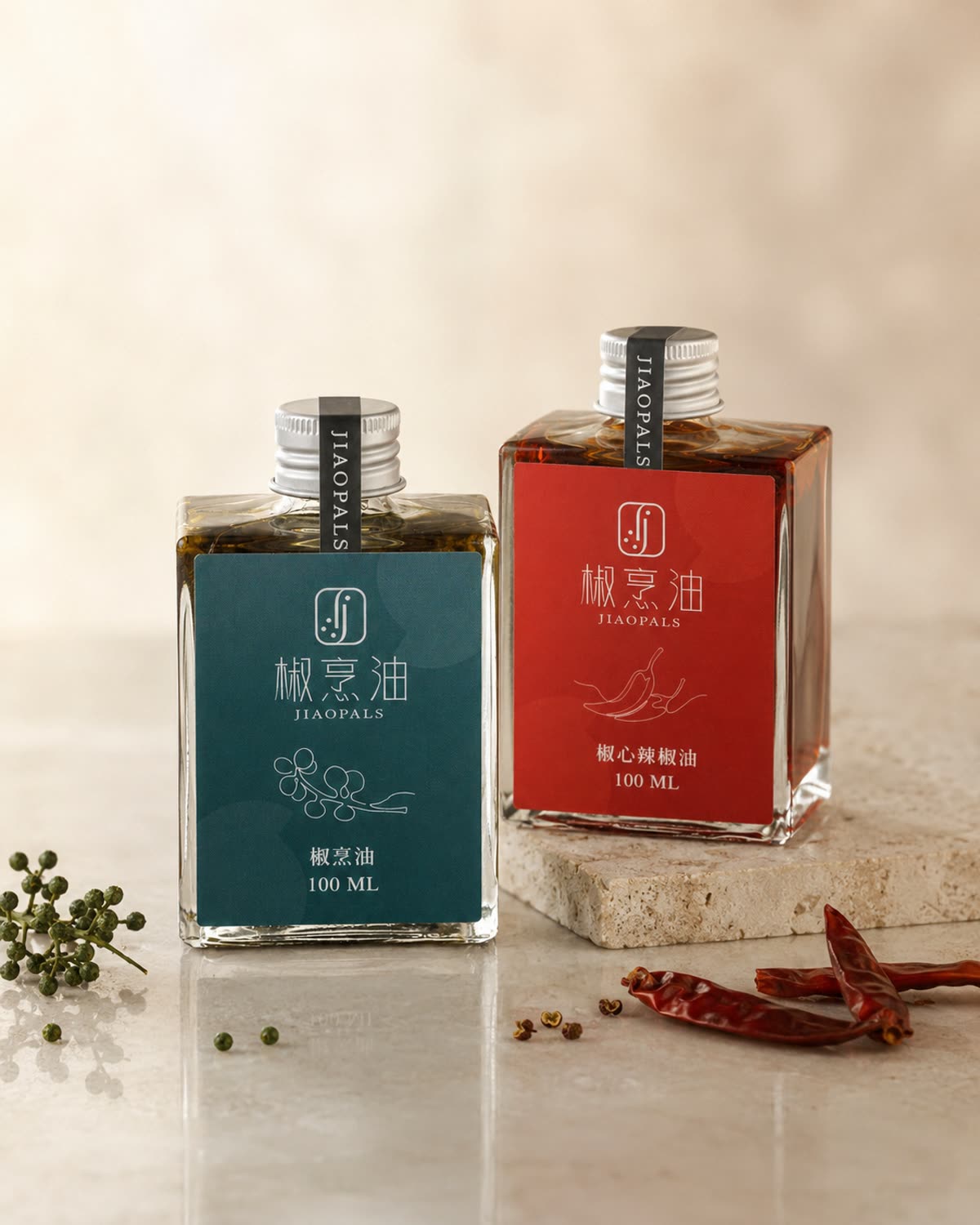 JIAOPALS 椒烹油與椒心辣椒油